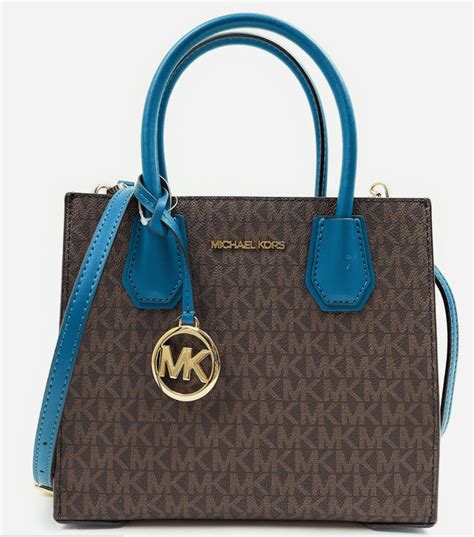 Michael Michael Kors Mercer Medium Logo and Leather 